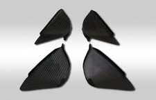 Sideflaps / Aerodynamik-Ecken aus Carbon (CFK)